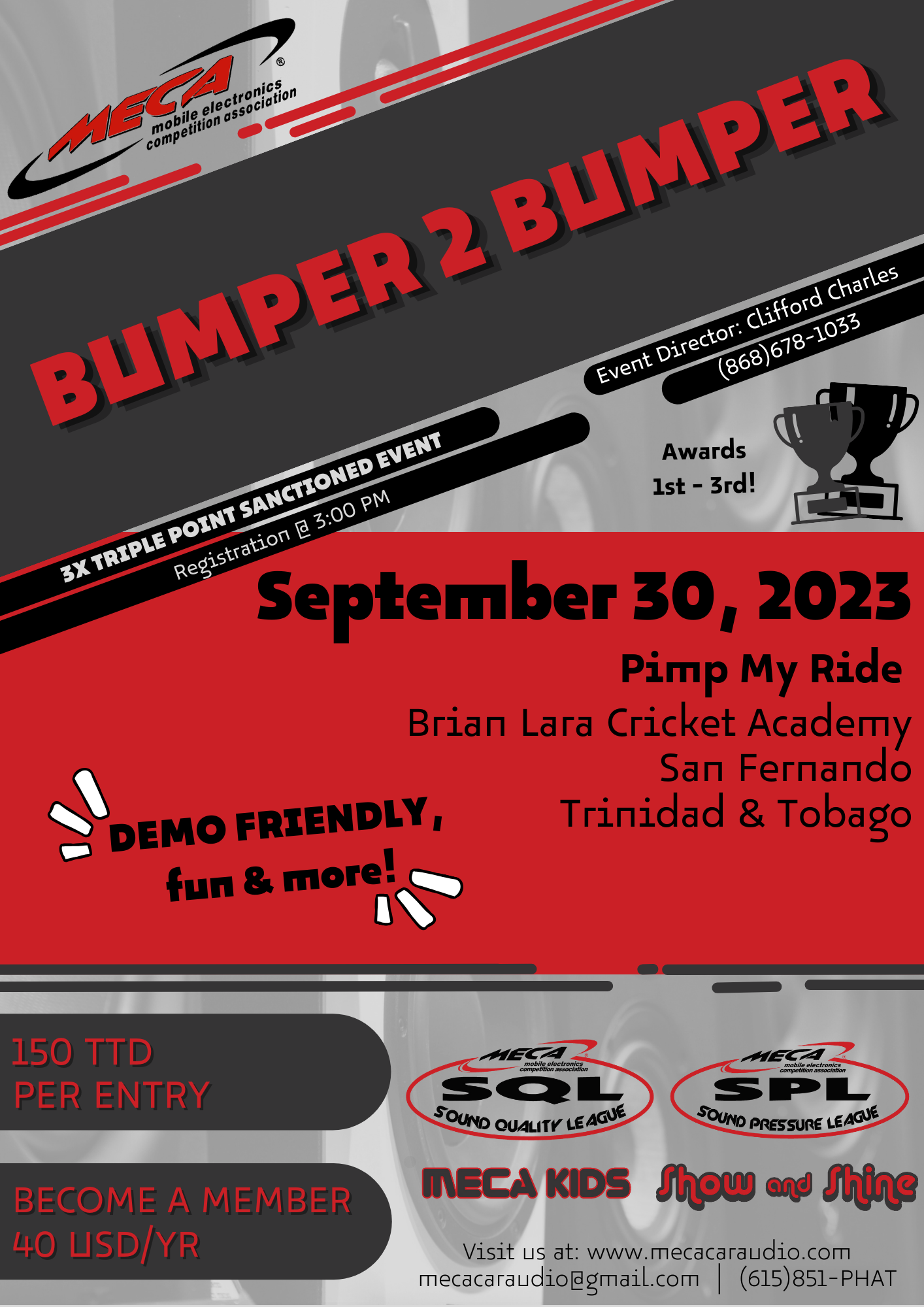 Bumper 2 Bumper Event Details » MECA